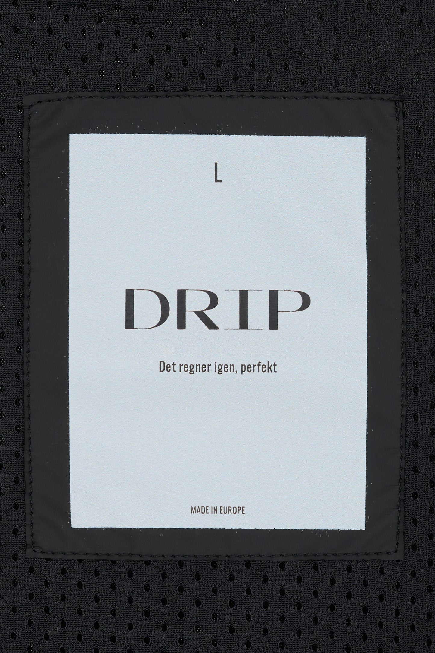 DRIP Regnjakke (Sort)